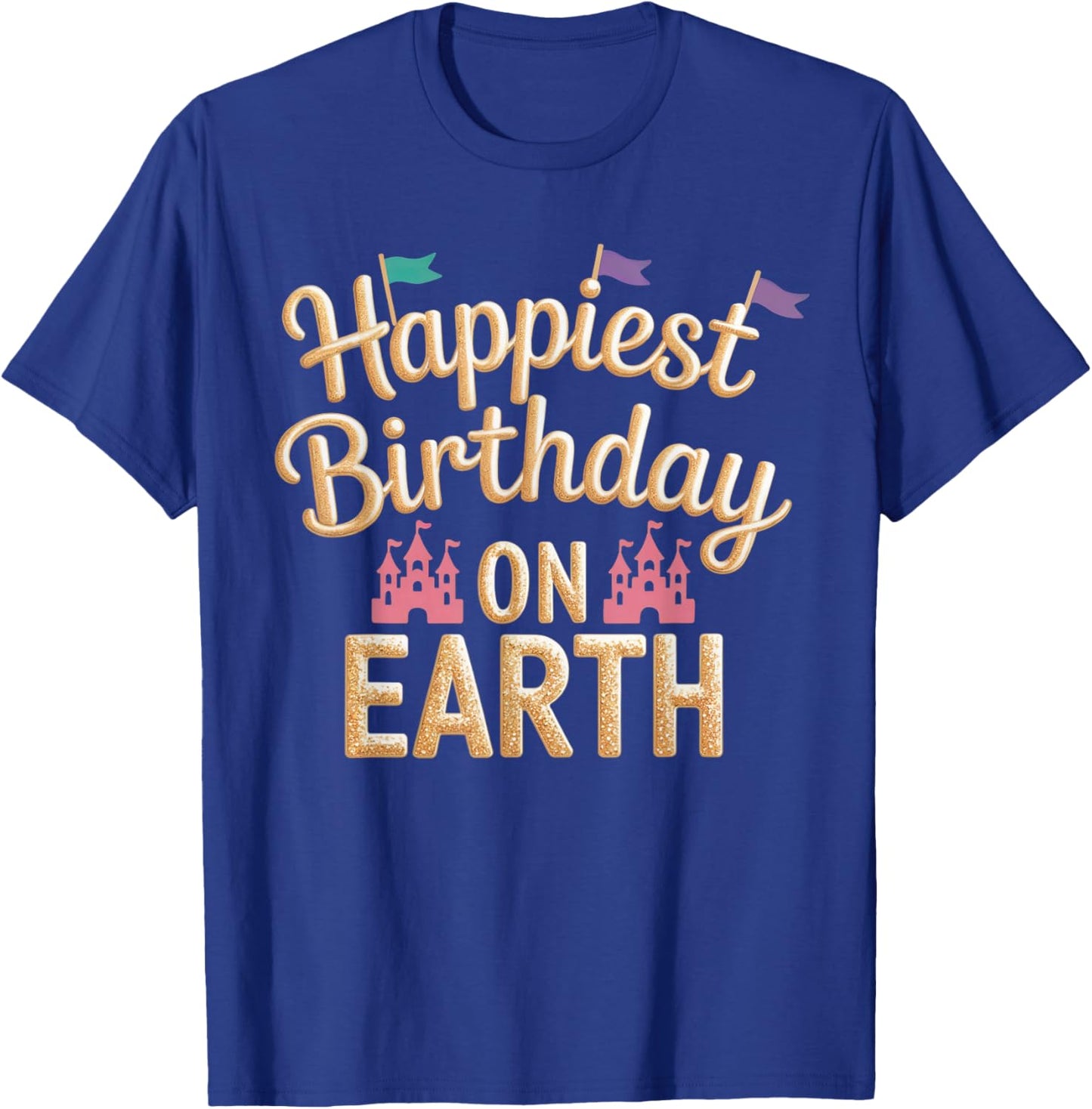 Princess Birthday Party Decorations Bday Girls Birthday T-Shirt - T-Shirt | Royal
