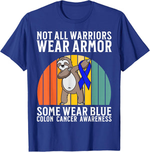 Colon Cancer Awareness Items Gifts Colon Cancer Warrior T-Shirt - T-Shirt | Royal