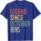 Legend October 1995 30th Birthday Men Women 30 Year Old T-Shirt - T-Shirt | Royal