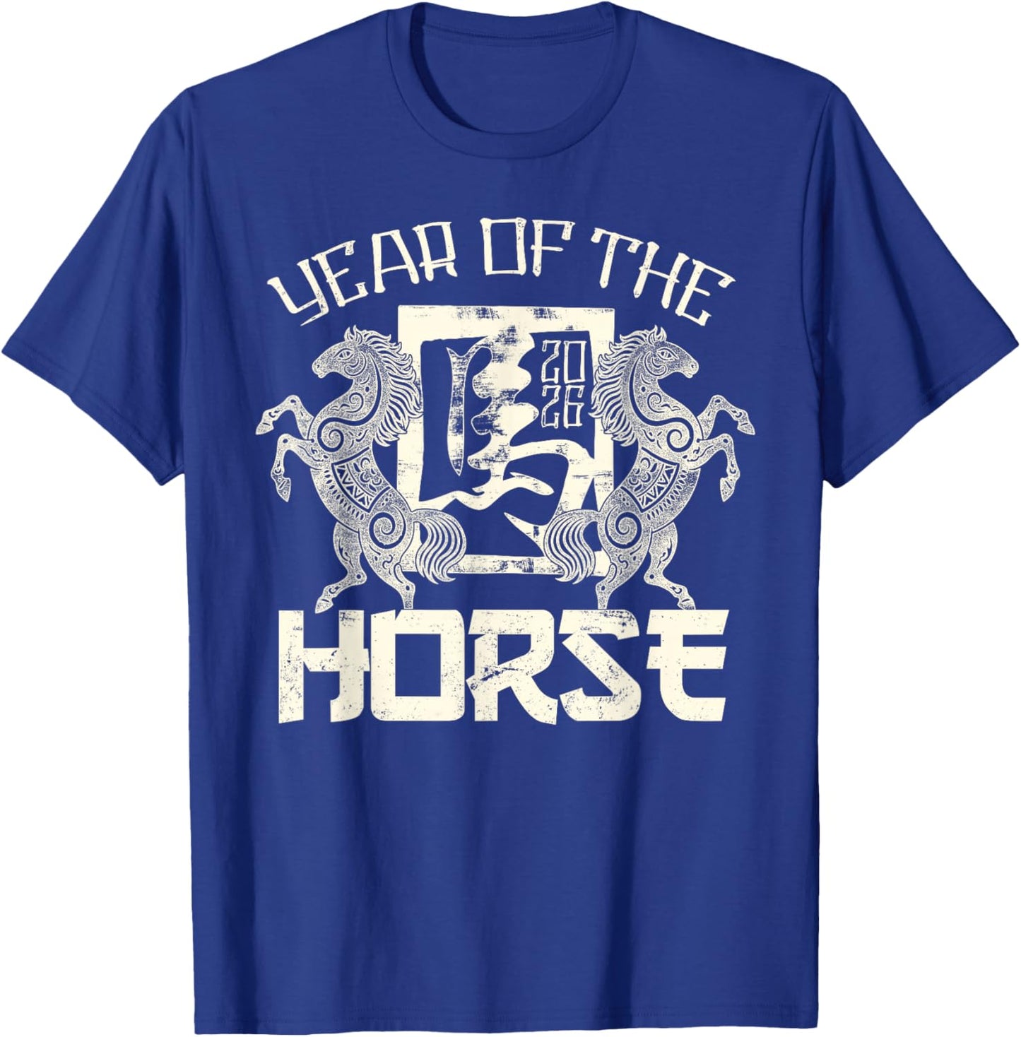2026 Year of The Horse Chinese Zodiac Chinese New Year T-Shirt - T-Shirt | Royal
