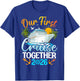 Our First Cruise 2026 Together Cute Matching Couples Cruise T-Shirt - T-Shirt | Royal