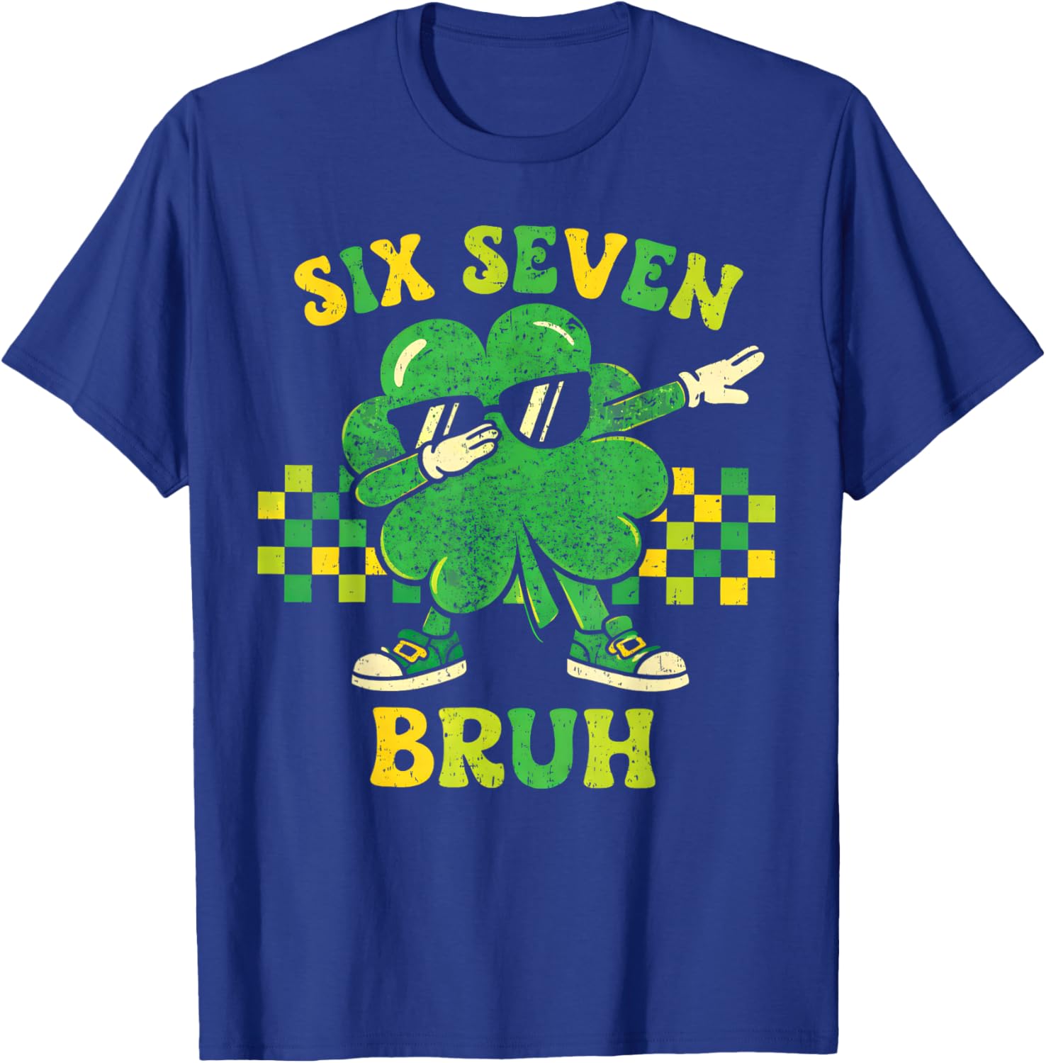 Six Seven 67 Meme St Patricks Day 6 7 Teens Boys Girls Kids T-Shirt - T-Shirt | Royal