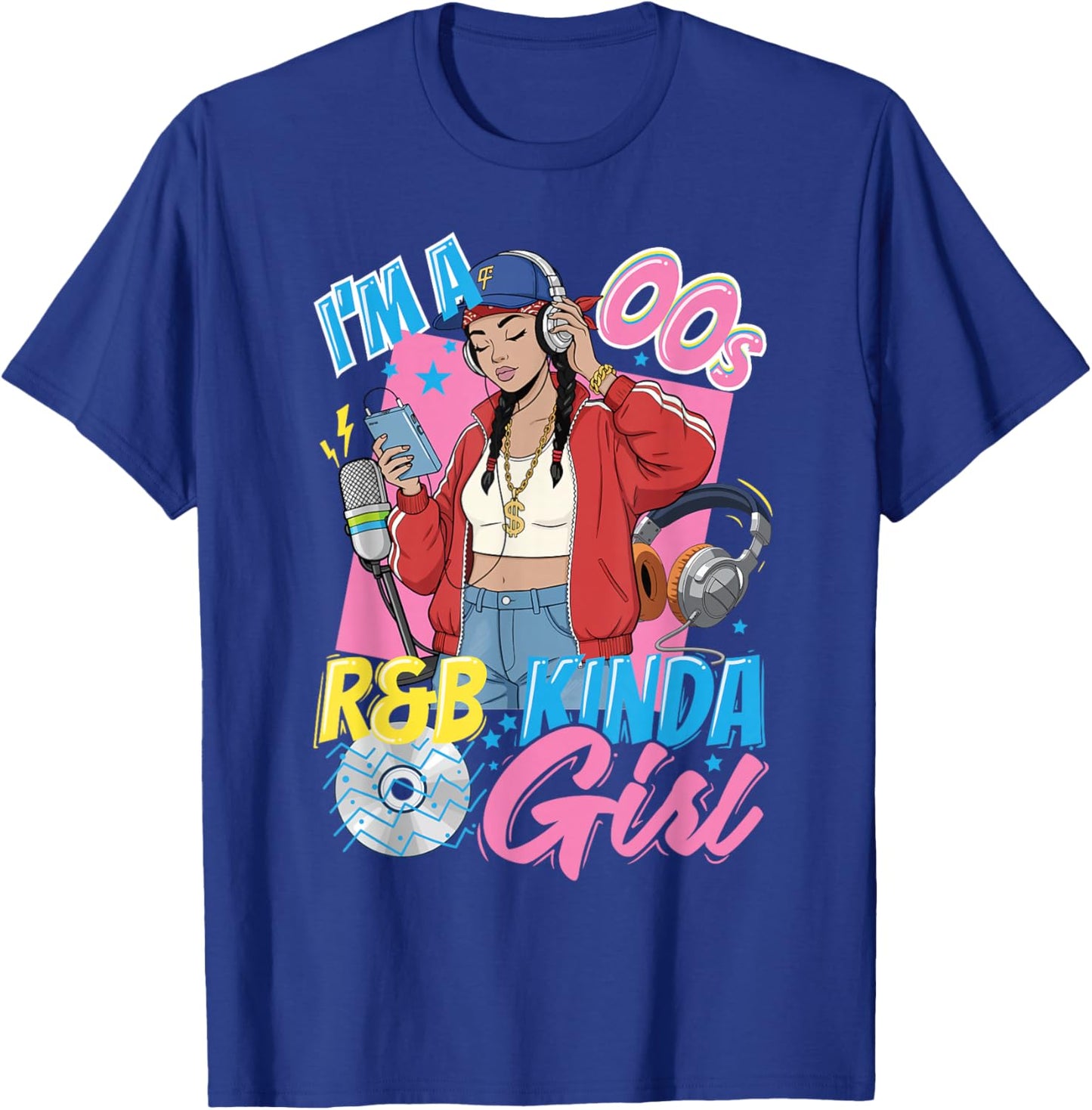 Back to The 2000s R&B Girl Vintage Retro 00s T-Shirt - T-Shirt | Royal