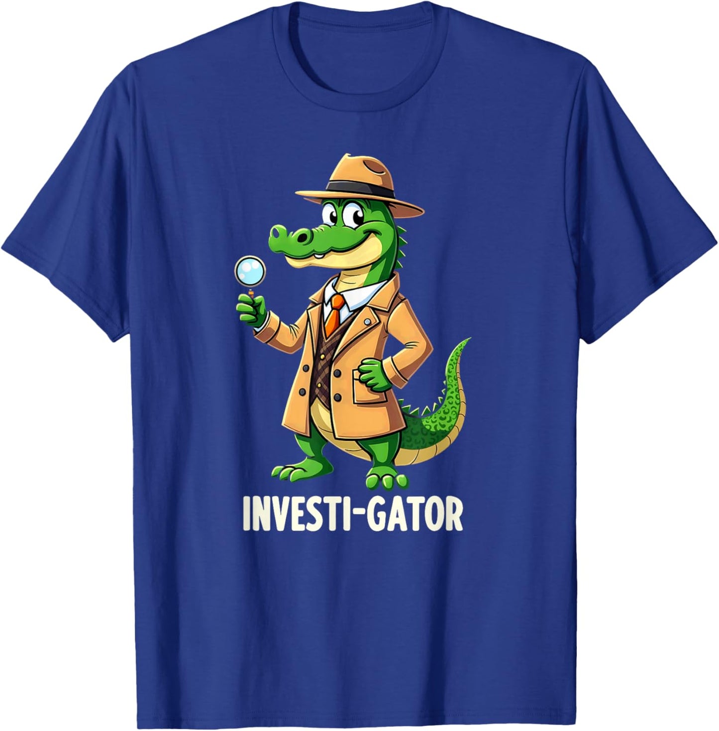 Humor Private Investigator Alligator T-Shirt - T-Shirt | Royal