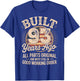 93 Birthday Built 93 Years Ago 93rd Birthday USA Flag Funny T-Shirt - T-Shirt | Royal