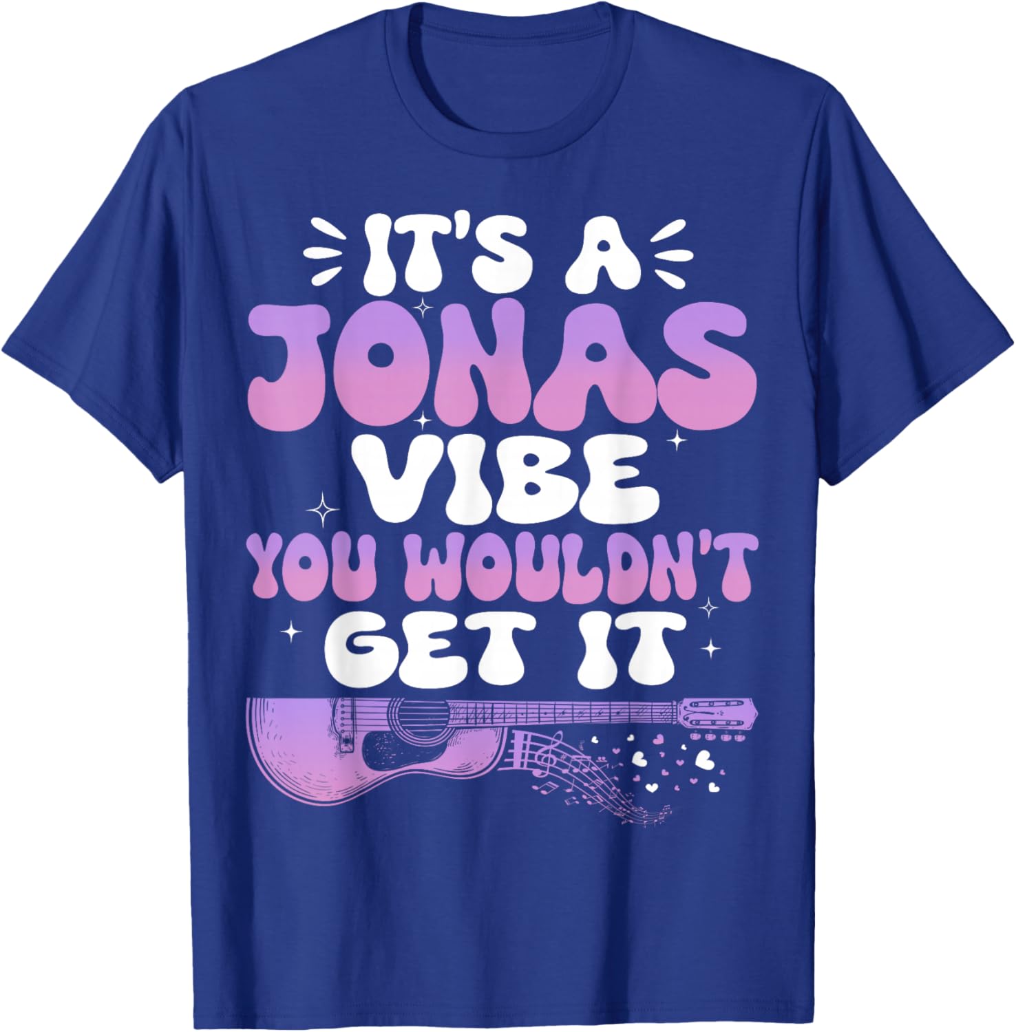 It's A Jonas Vibe You Wouldn't Get It Jonas Groovy 80's T-Shirt - T-Shirt | Royal