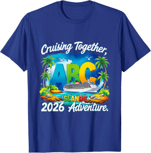 Aruba Bonaire Curaçao Cruise Trip Caribbean ABC Islands T-Shirt - T-Shirt | Royal