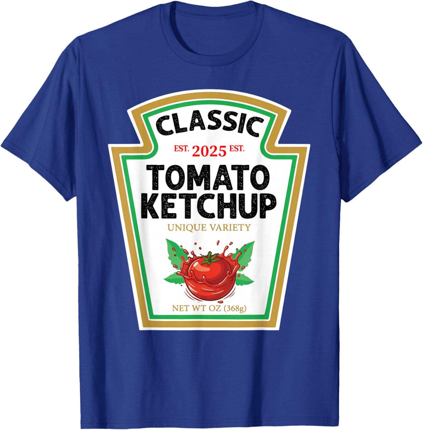 Red Ketchup DIY Halloween Costume Matching Group Ketchup T-Shirt - T-Shirt | Royal