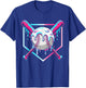 Baseball Drip for Boys Ice Cream Drip Baseball Sport Lover T-Shirt - T-Shirt | Royal