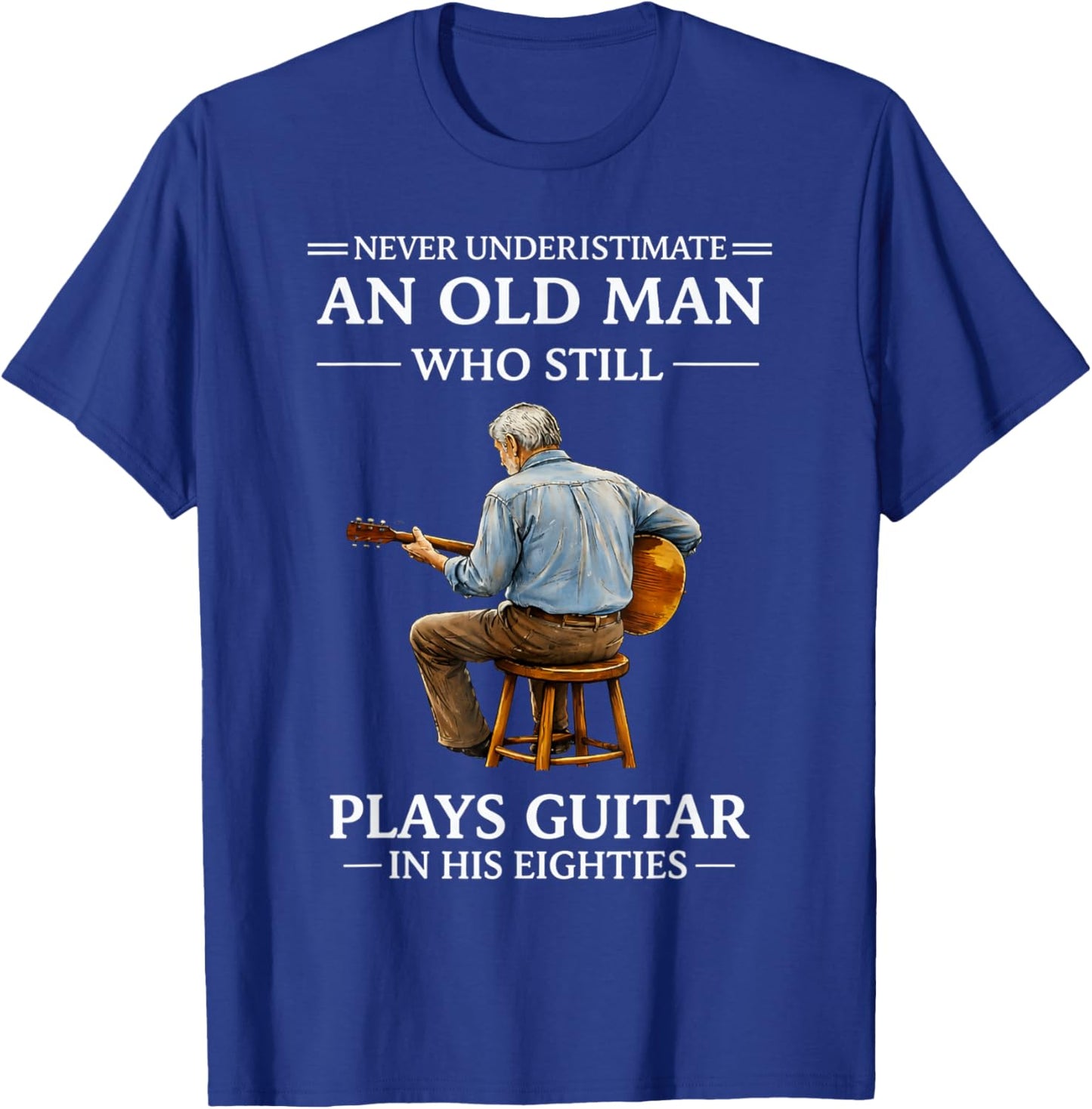 in His 80s T-Shirt - T-Shirt | Royal