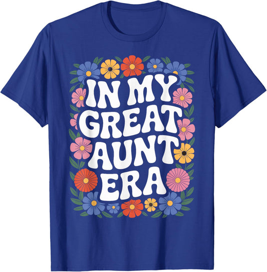 Retro in My Great Aunt Era for Loving Aunt T-Shirt - T-Shirt | Royal