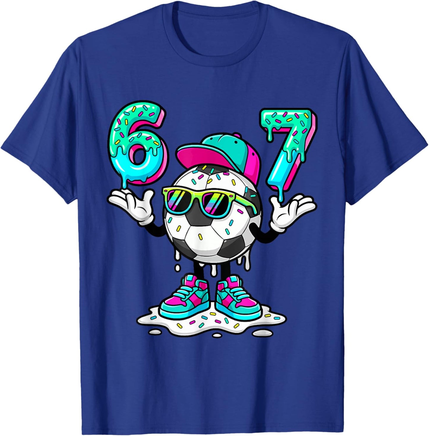 Funny Gen Alpha Meme Drip T-Shirt - T-Shirt | Royal