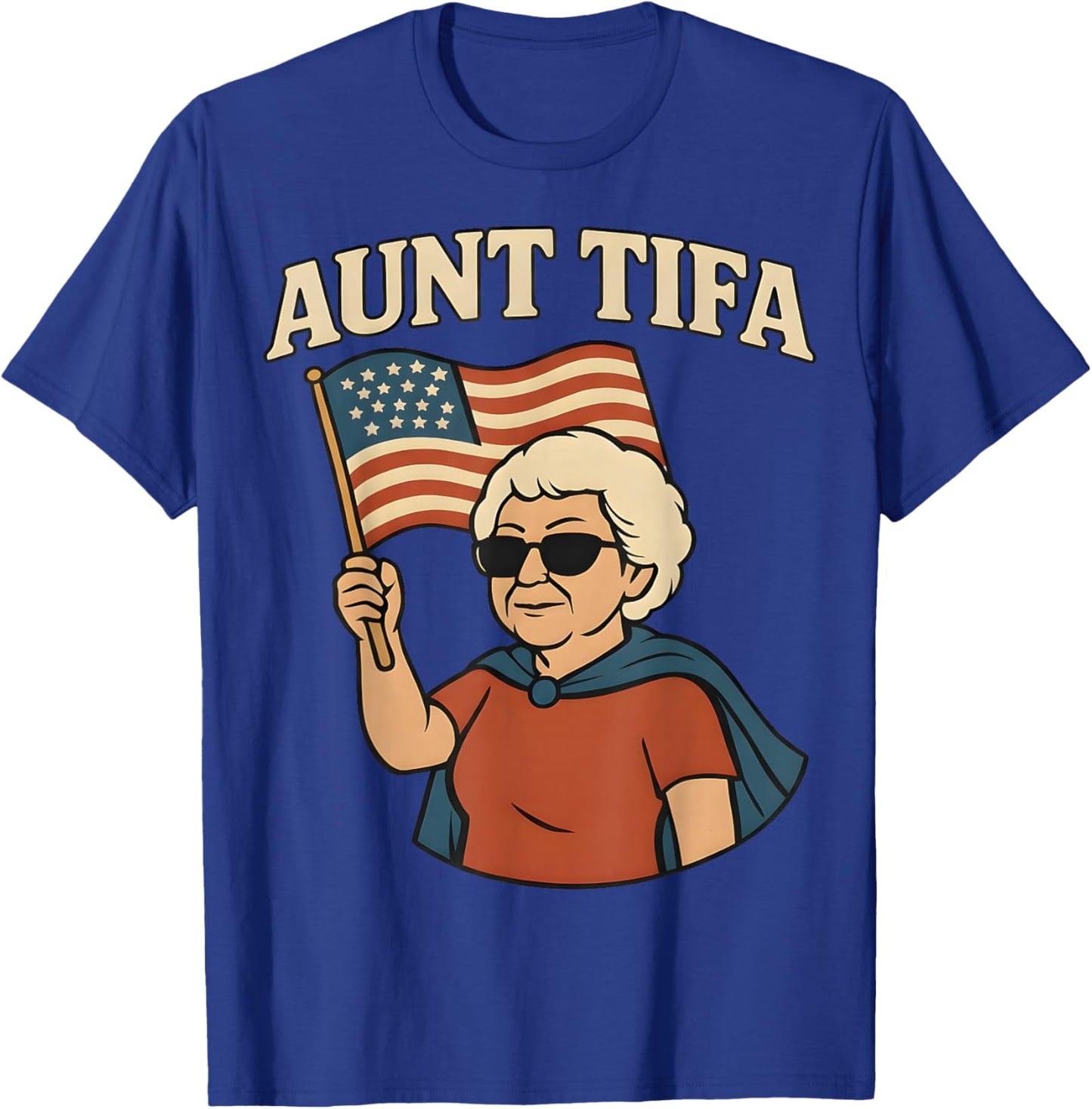 Aunt Tifa T-Shirt - T-Shirt | Royal