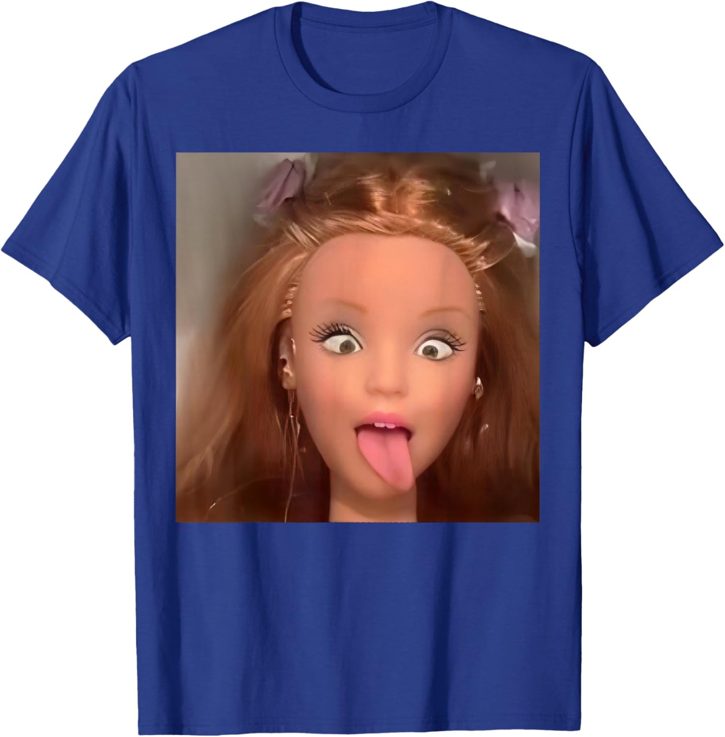 Funny Doll Face Meme T-Shirt - T-Shirt | Royal