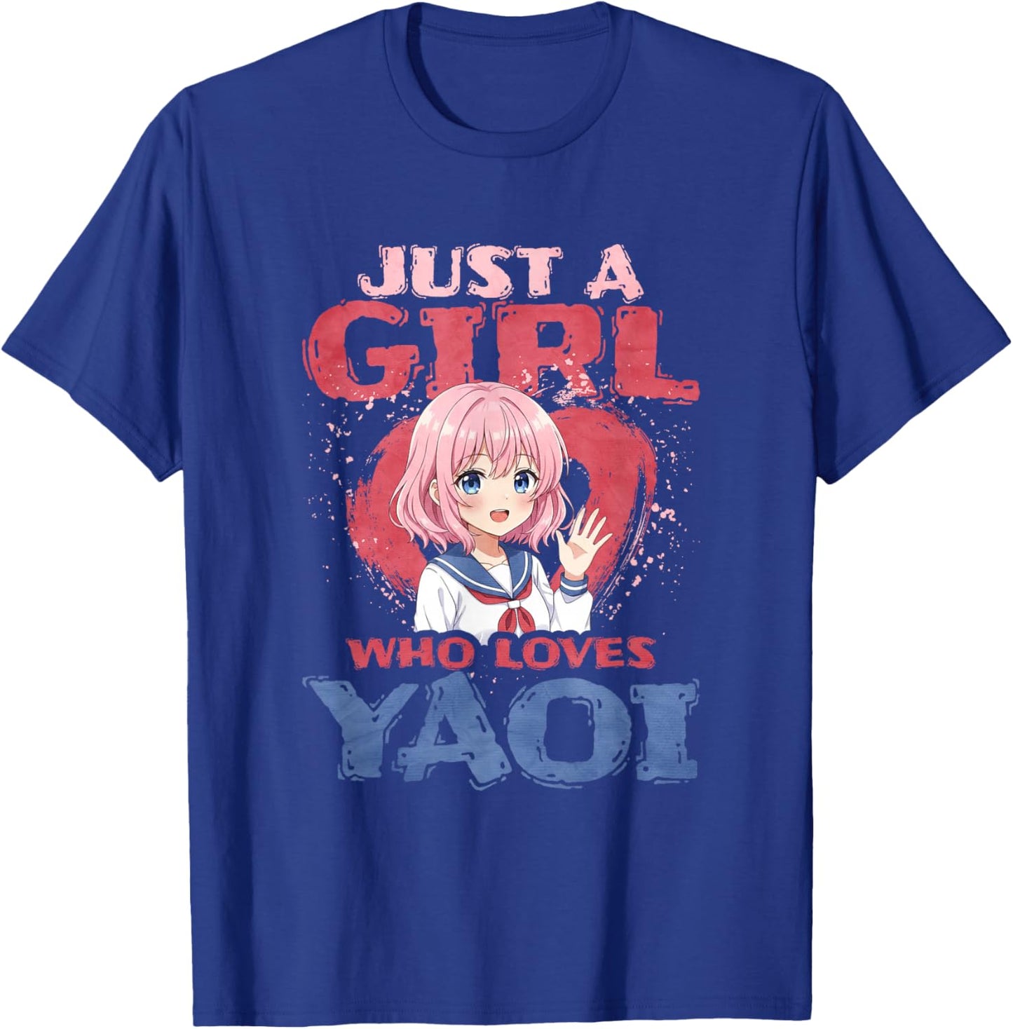 Just A Girl Who Loves Yaoi T-Shirt - T-Shirt | Royal