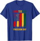 Juneteenth Freedom Day 1865 African American Pride Flag T-Shirt - T-Shirt | Royal