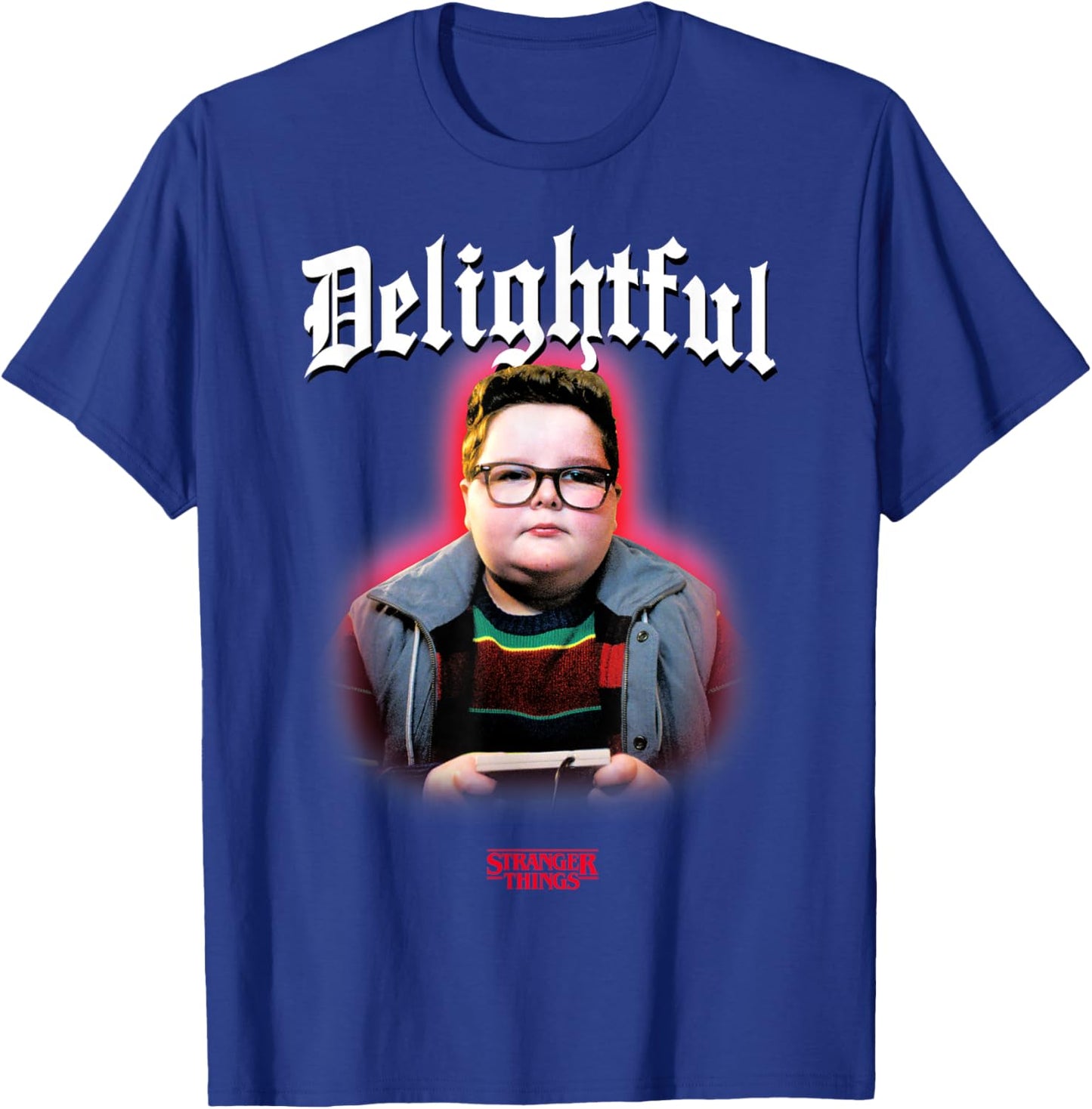 Stranger Things Dustin Henderson Delightful T-Shirt - T-Shirt | Royal