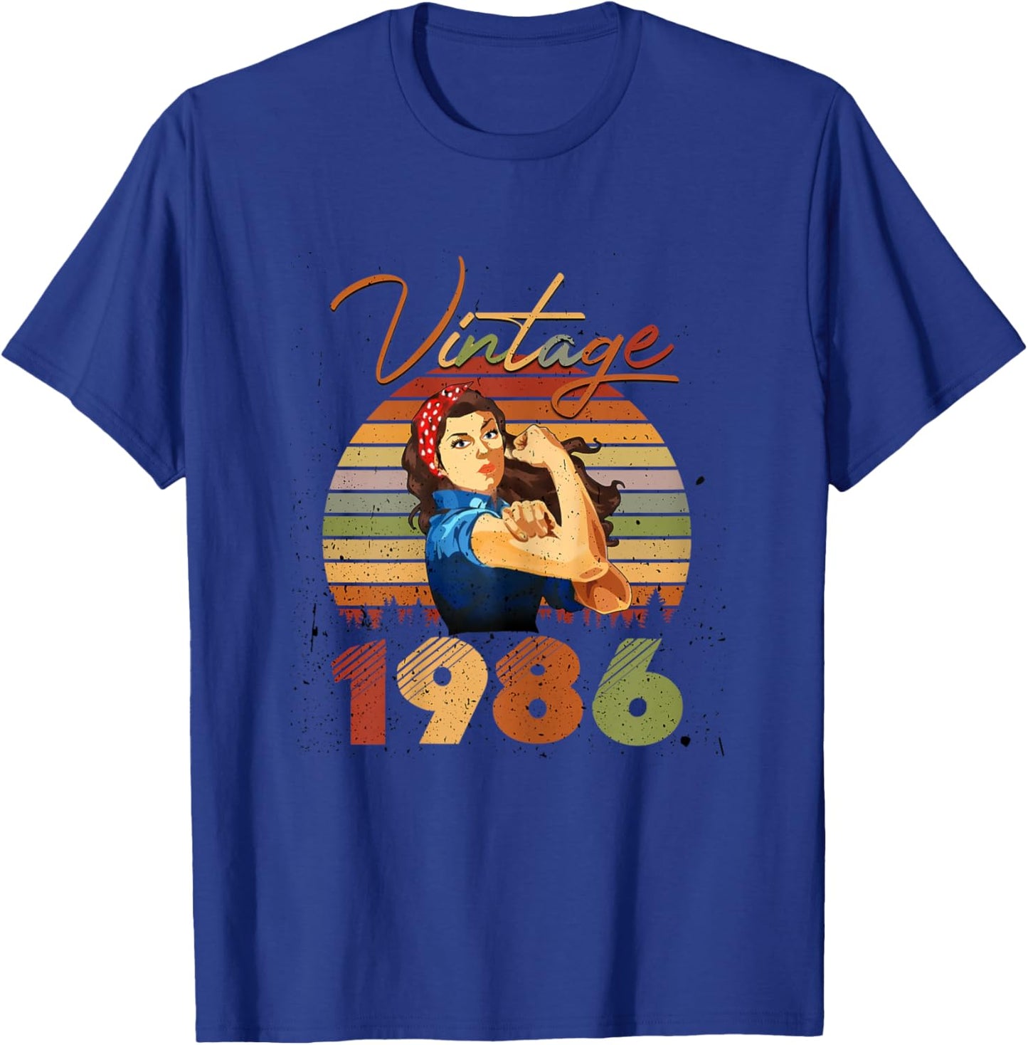 40th Birthday Gift Limited Edition Born in 1986 40 Yrs Old T-Shirt - T-Shirt | Royal