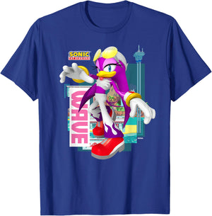 Sonic The Hedgehog - in The Zone - Wave T-Shirt - T-Shirt | Royal