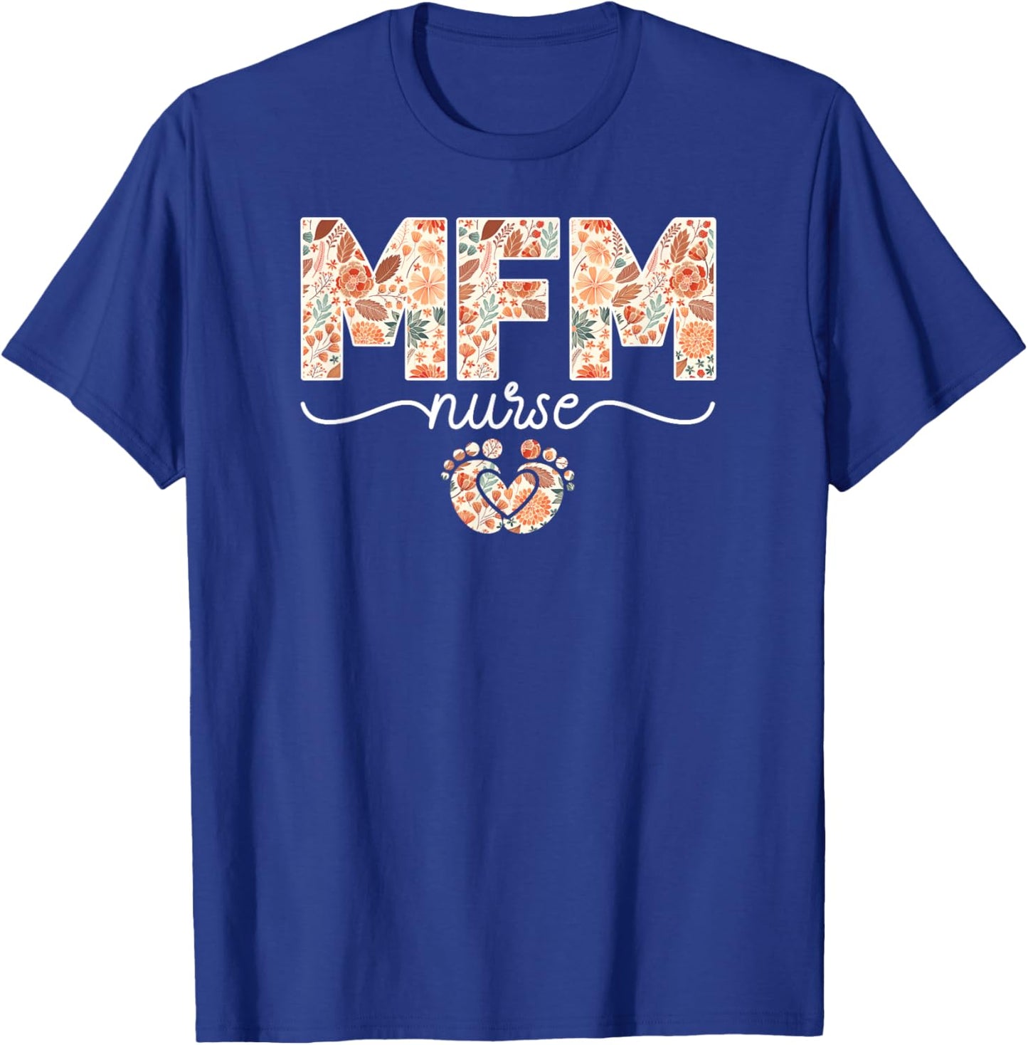 MFM Nurse Boho Maternal Fetal Medicine Nurse T-Shirt - T-Shirt | Royal