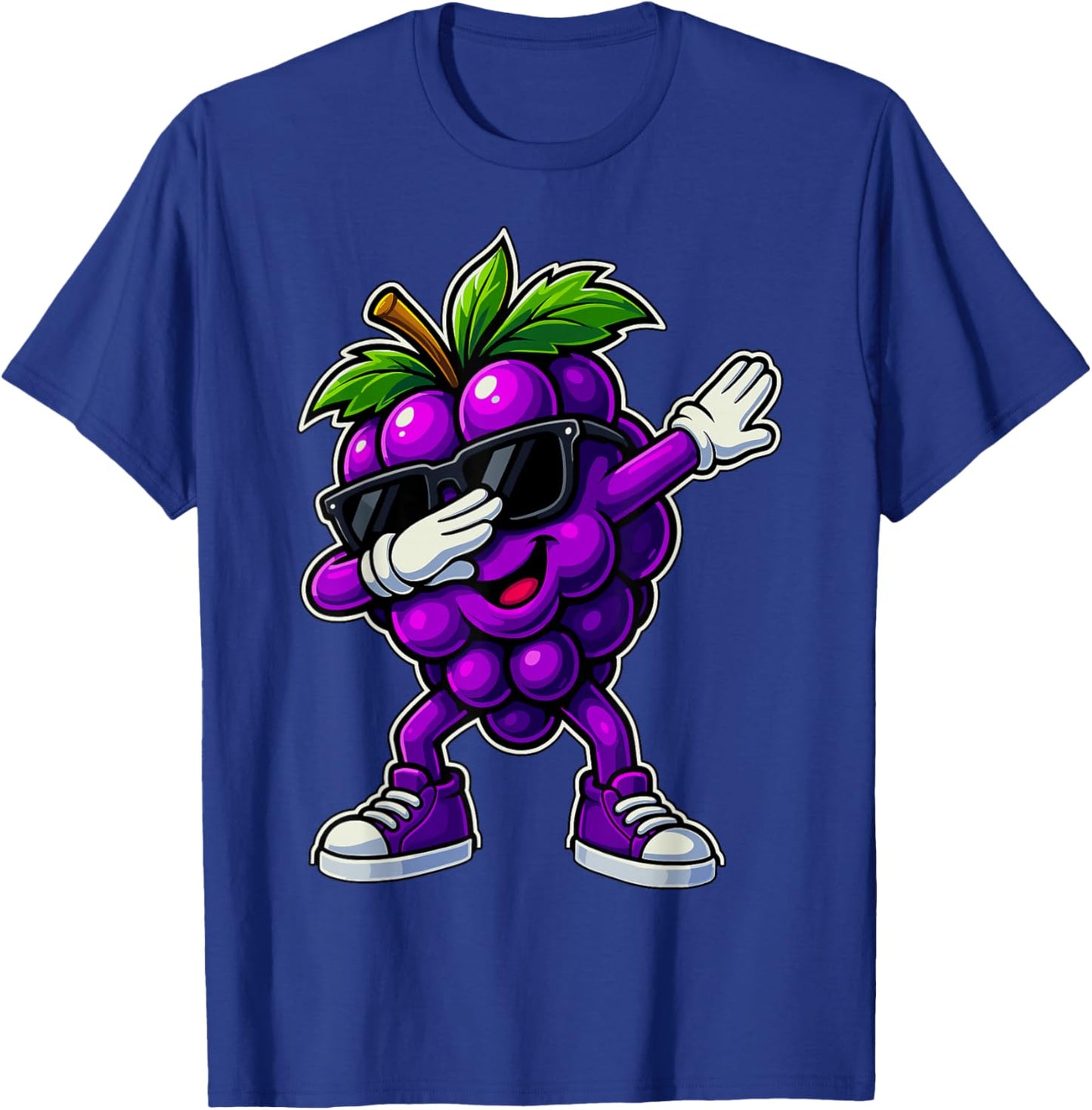 Dabbing Grape T-Shirt - T-Shirt | Royal