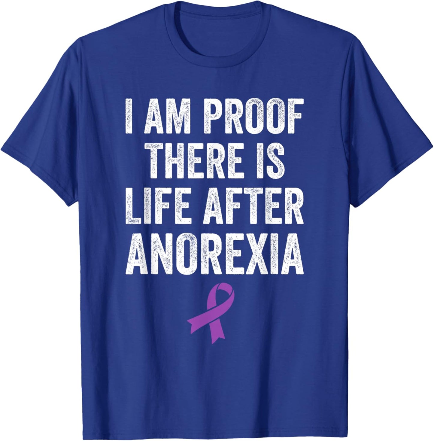 Eating Disorder Anorexia Survivor Recovery Anorexia Warrior T-Shirt - T-Shirt | Royal