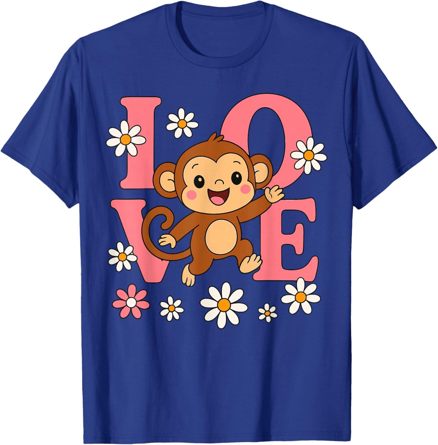 Monkey Love T-Shirt - T-Shirt | Royal