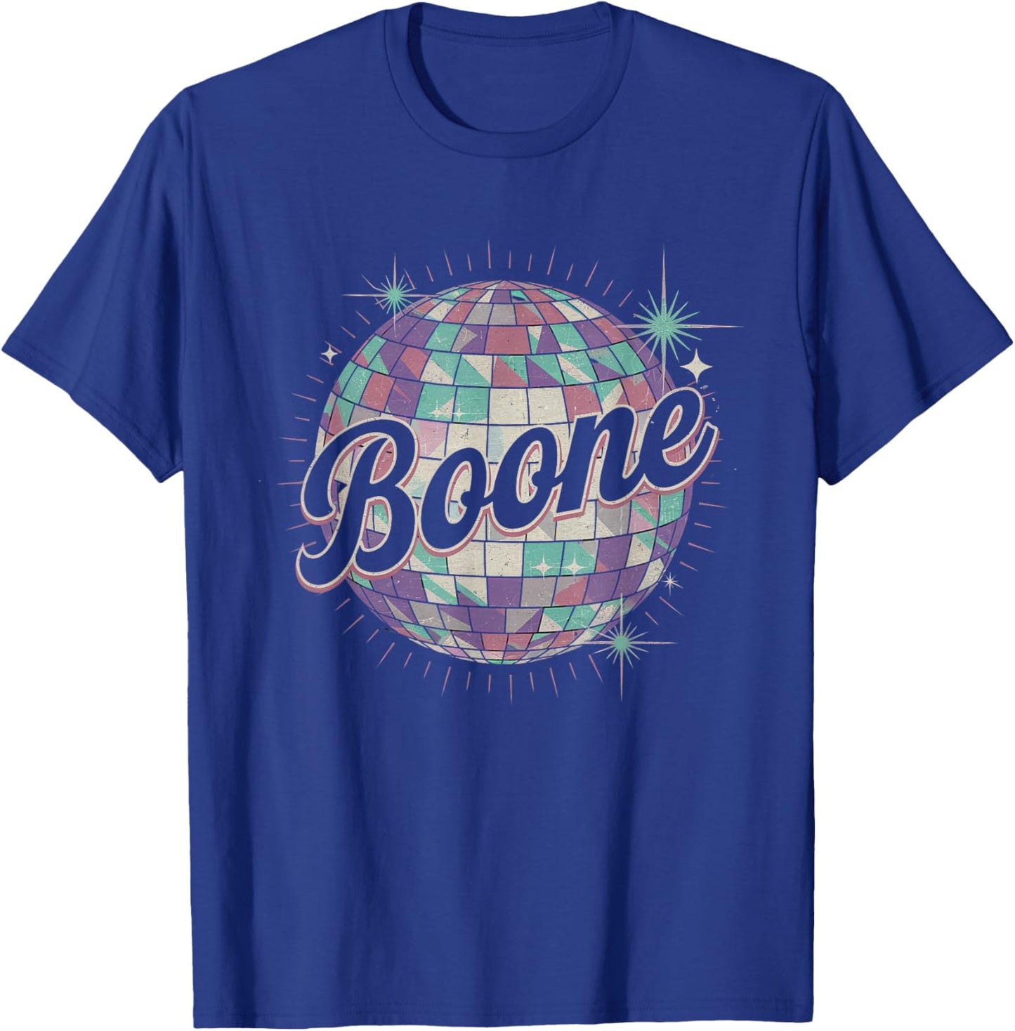Boone Family Name I Love Boone 80's Vintage NC Retro T-Shirt - T-Shirt | Royal