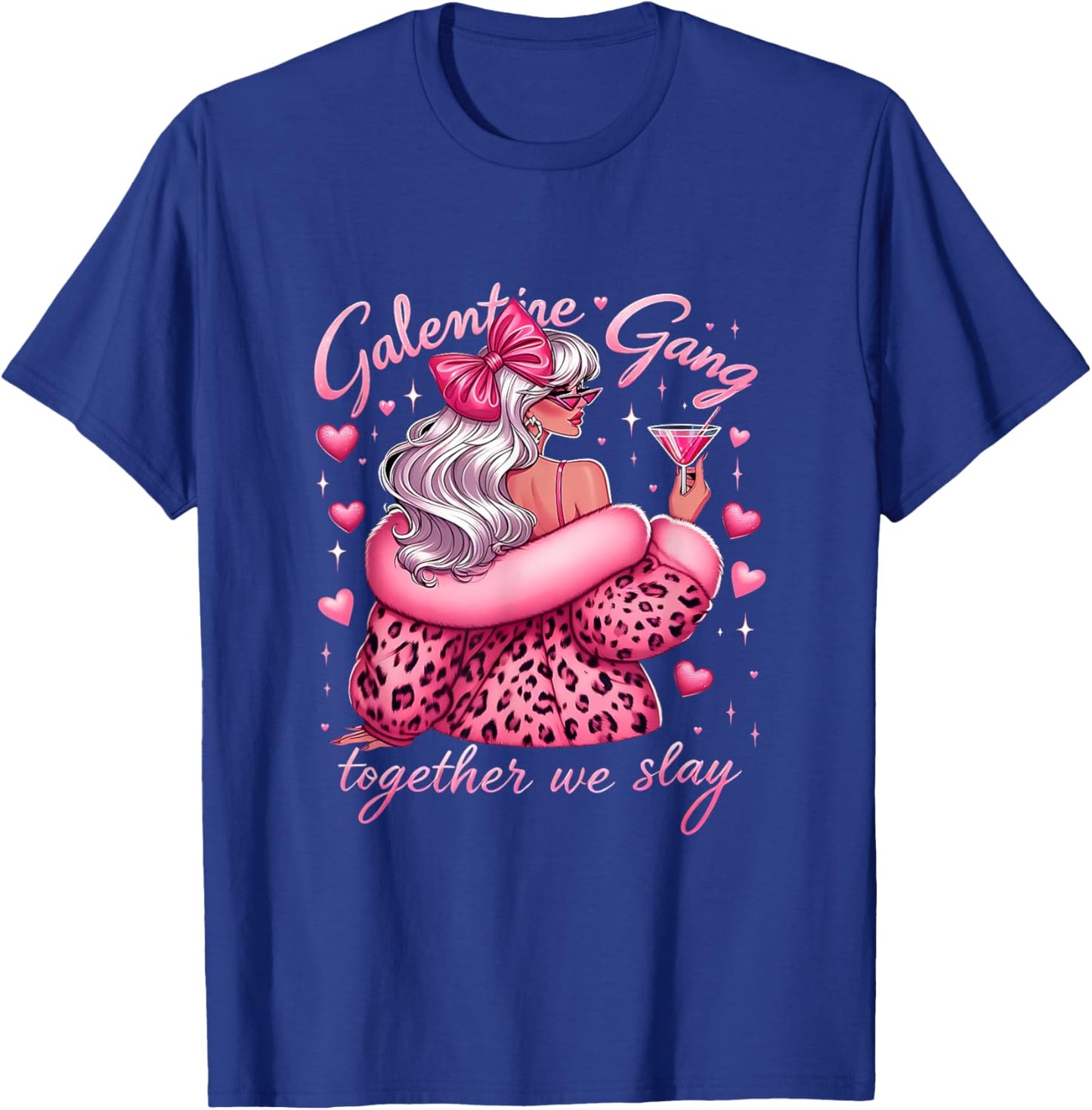 Gang Together We Slay Girls Galentine Friendship Matching T-Shirt - T-Shirt | Royal
