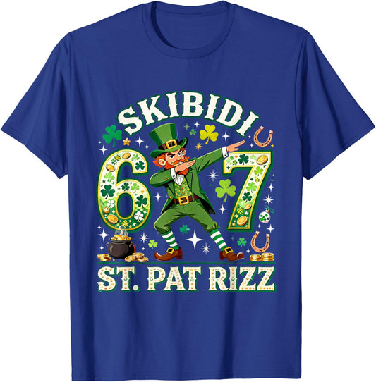 67 Funny St Patricks Day Six Seven Meme T-Shirt - T-Shirt | Royal