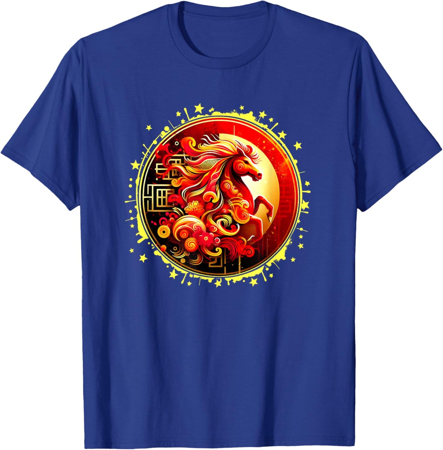 Year of The Horse 2026 Lunar New Year Chinese New Year 2026 T-Shirt - T-Shirt | Royal