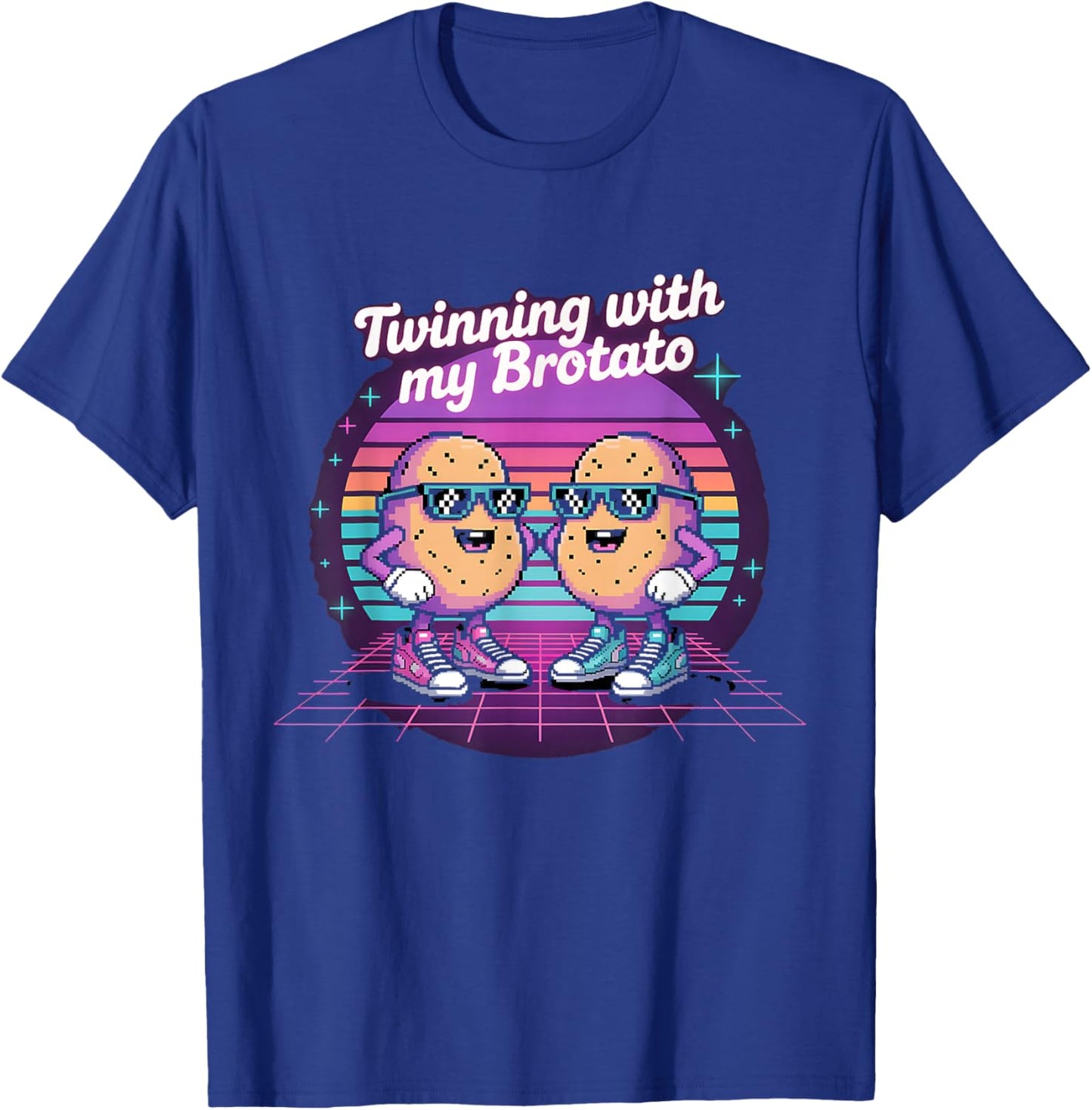 Twinning with My Brotato T-Shirt - T-Shirt | Royal