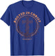 Rooted in Christ Christian Religious God Men Women Kids T-Shirt - T-Shirt | Royal