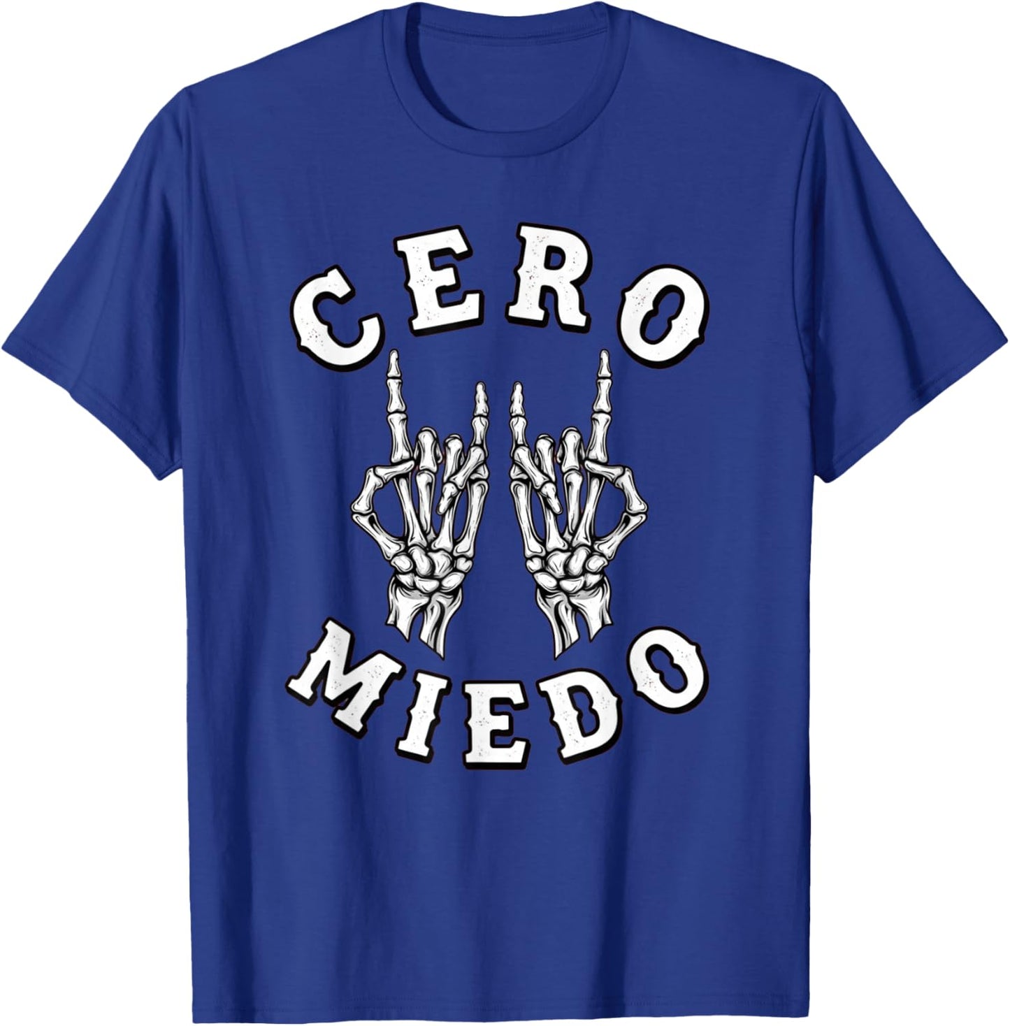 Cero Miedo Hand Sign Spanish Courage Men T-Shirt - T-Shirt | Royal