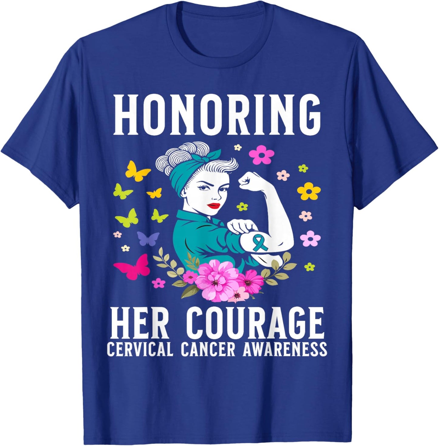 Cervical Cancer Awareness Products Cervical Cancer Lost T-Shirt - T-Shirt | Royal
