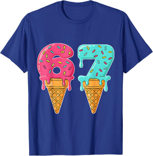 Baseball Life Style 101 Apparel Youth Drip Baseball Boys Kid T-Shirt - T-Shirt | Royal