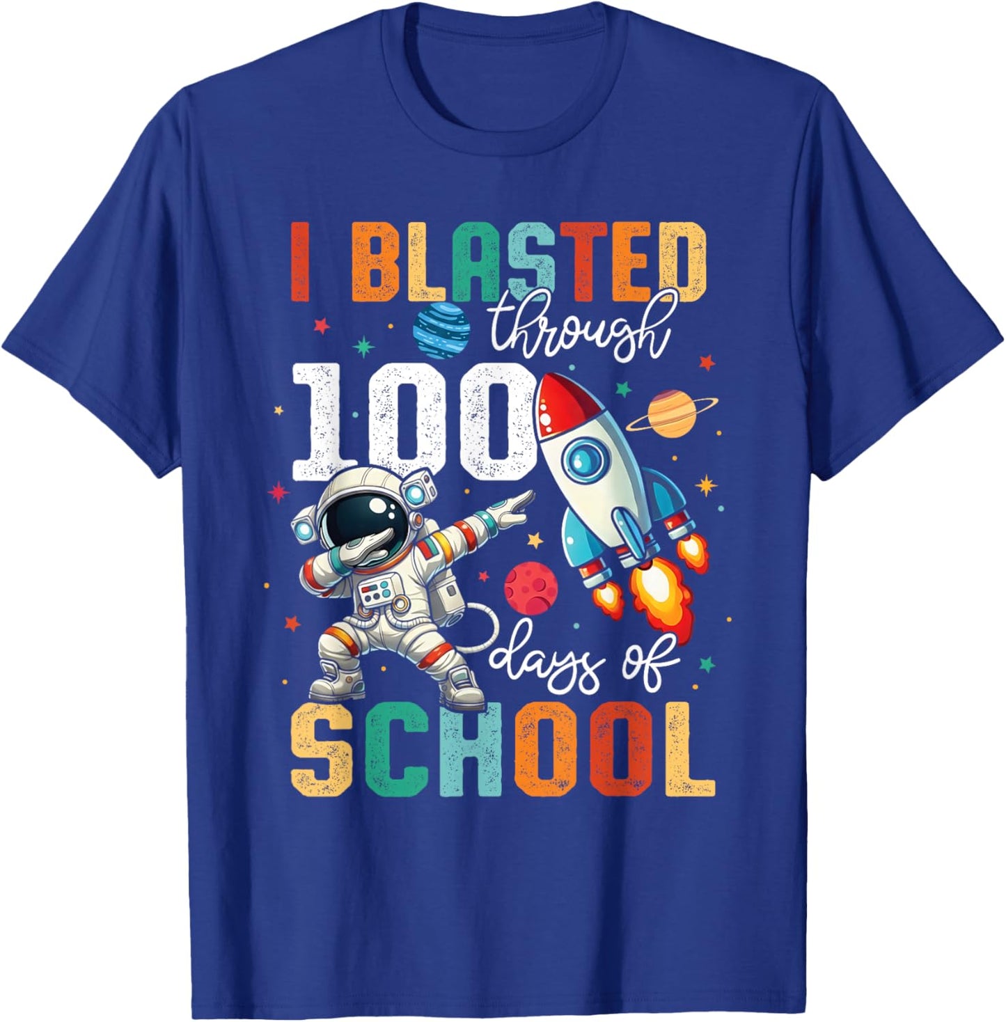 100th Day Boys Kids T-Shirt - T-Shirt | Royal