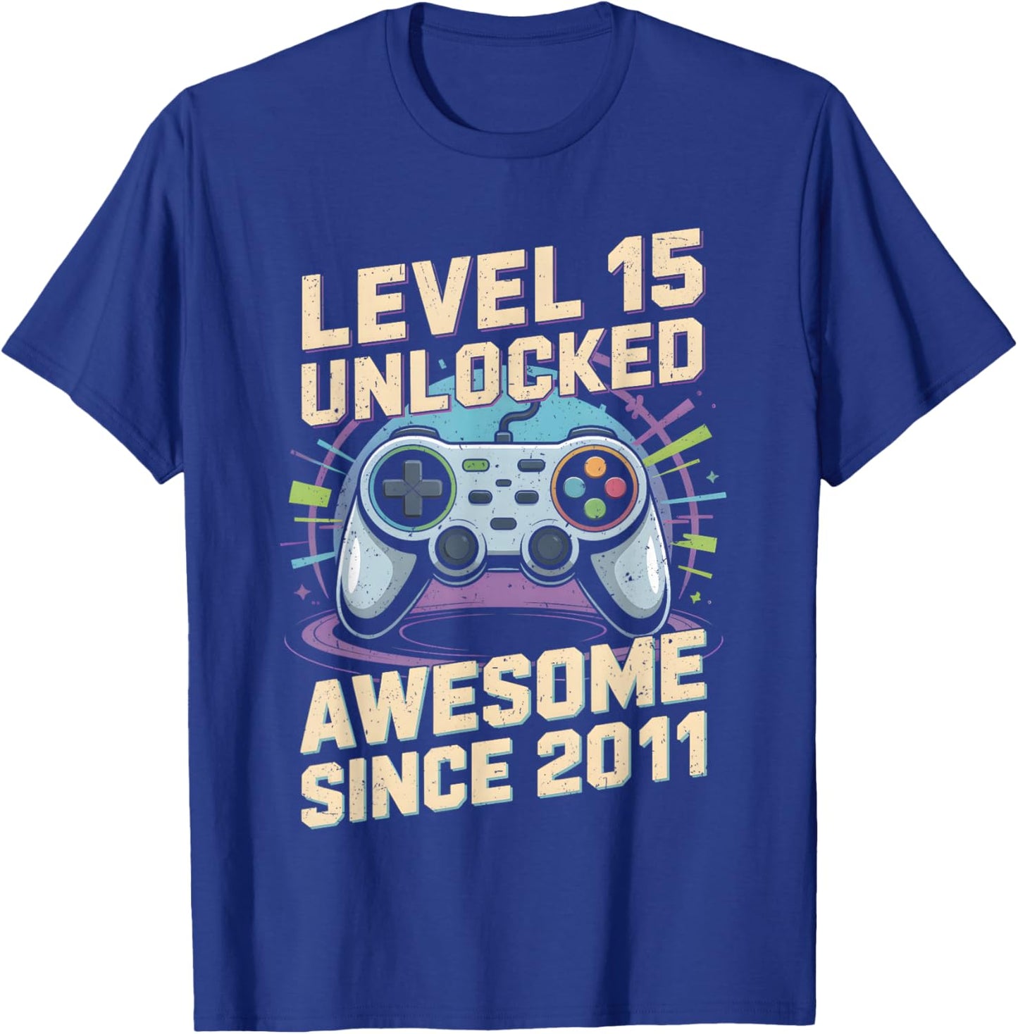 15 Year Old Bday Decorations Son Boy 15yr 2011 15th Birthday T-Shirt - T-Shirt | Royal