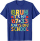 Bruh Its My 67 33 Days of School Funny Boys Kids 100th Day T-Shirt - T-Shirt | Royal