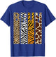 Bruh Boys Animal Print Clothes Kids Zoo Toddler Boy T-Shirt - T-Shirt | Royal