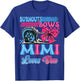 Burnouts or Bows Mimi Loves You Gender Reveal Party T-Shirt - T-Shirt | Royal