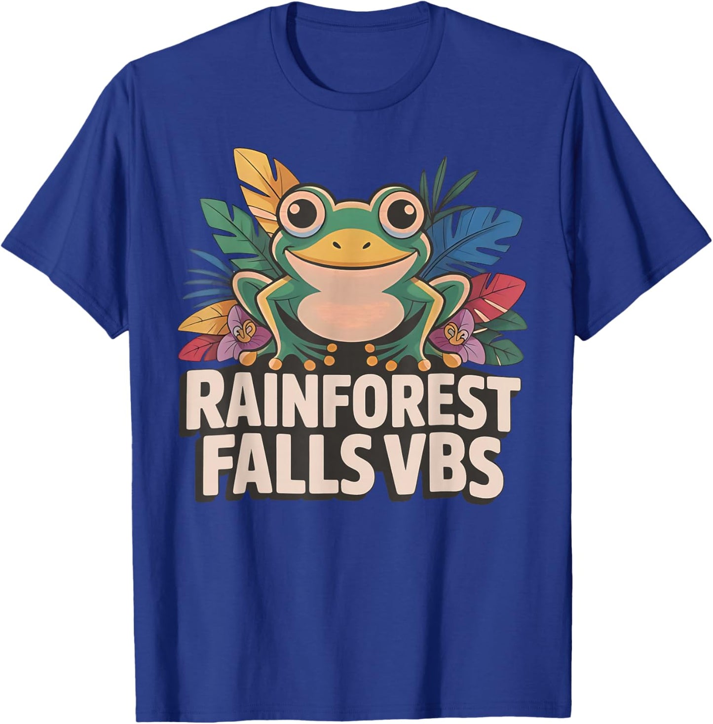 Rainforest Falls VBS 2026 Vacation Bible School Christian T-Shirt - T-Shirt | Royal