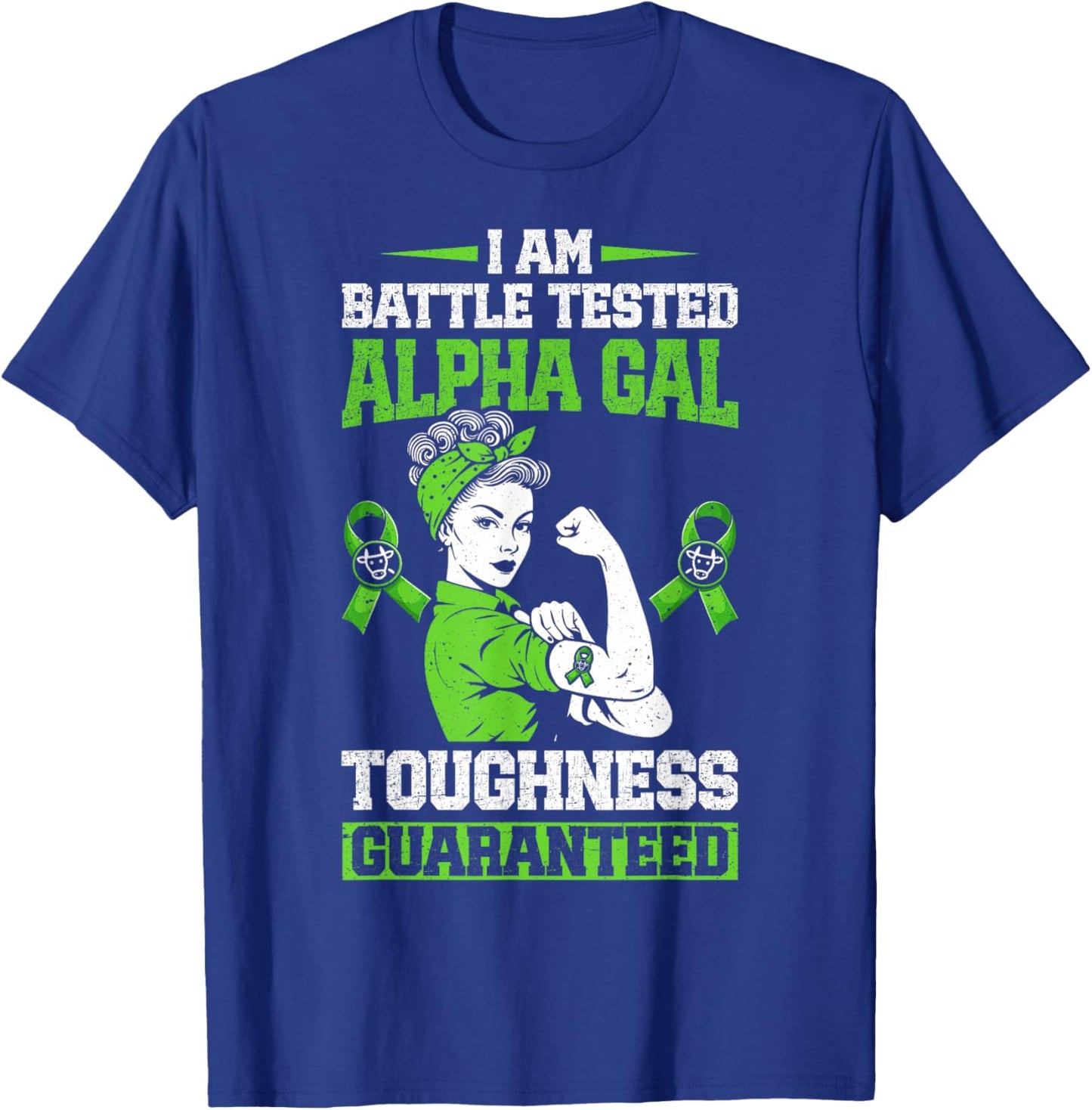 Alpha Gal Syndrome Warrior T-Shirt - T-Shirt | Royal