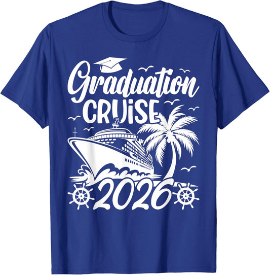Graduation Cruise Trip 2026 Vacation Graduate Cruising T-Shirt - T-Shirt | Royal
