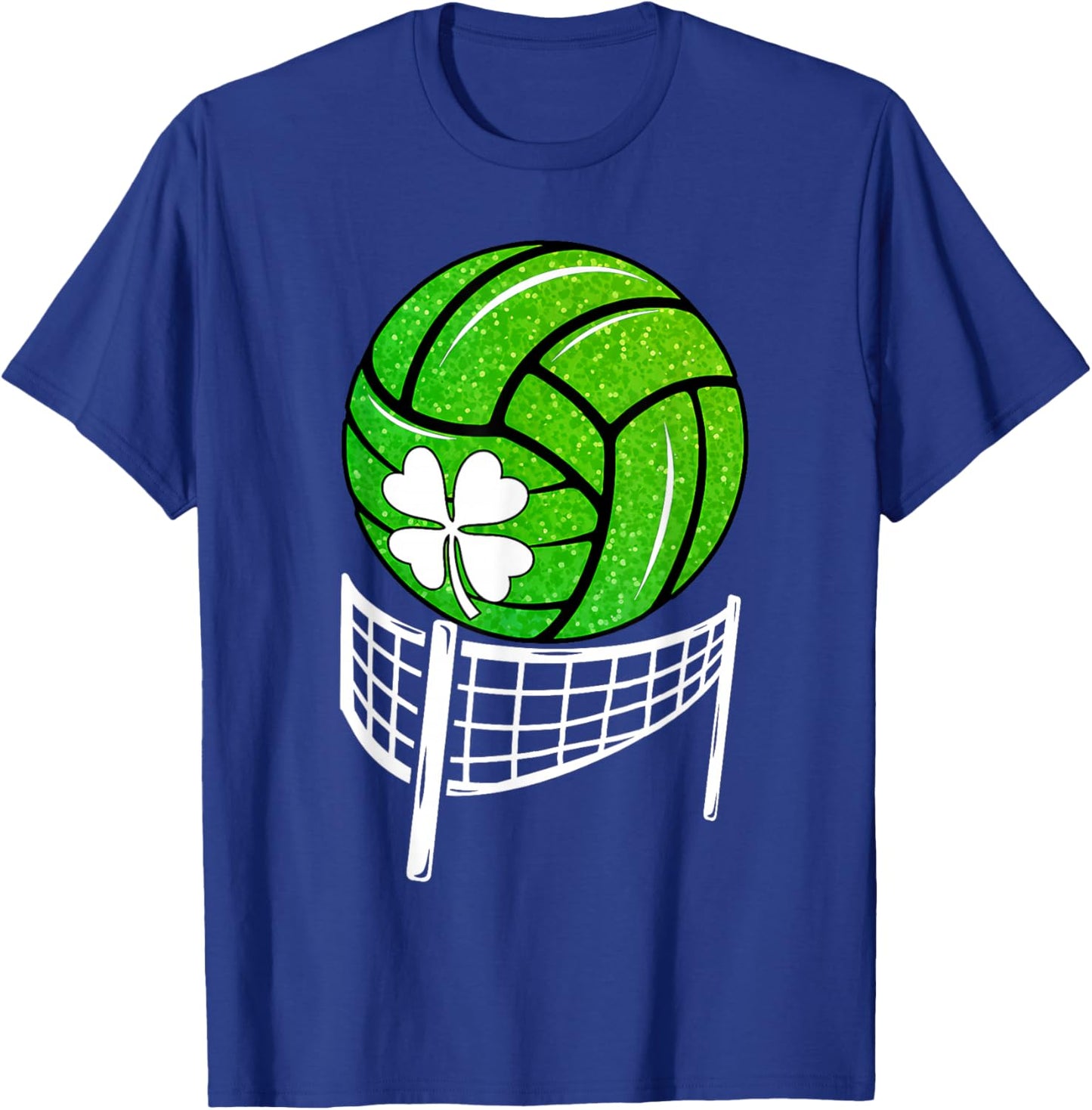 Volleyball Shamrock Lucky Clover Irish St Patrick's Day Boys T-Shirt - T-Shirt | Royal