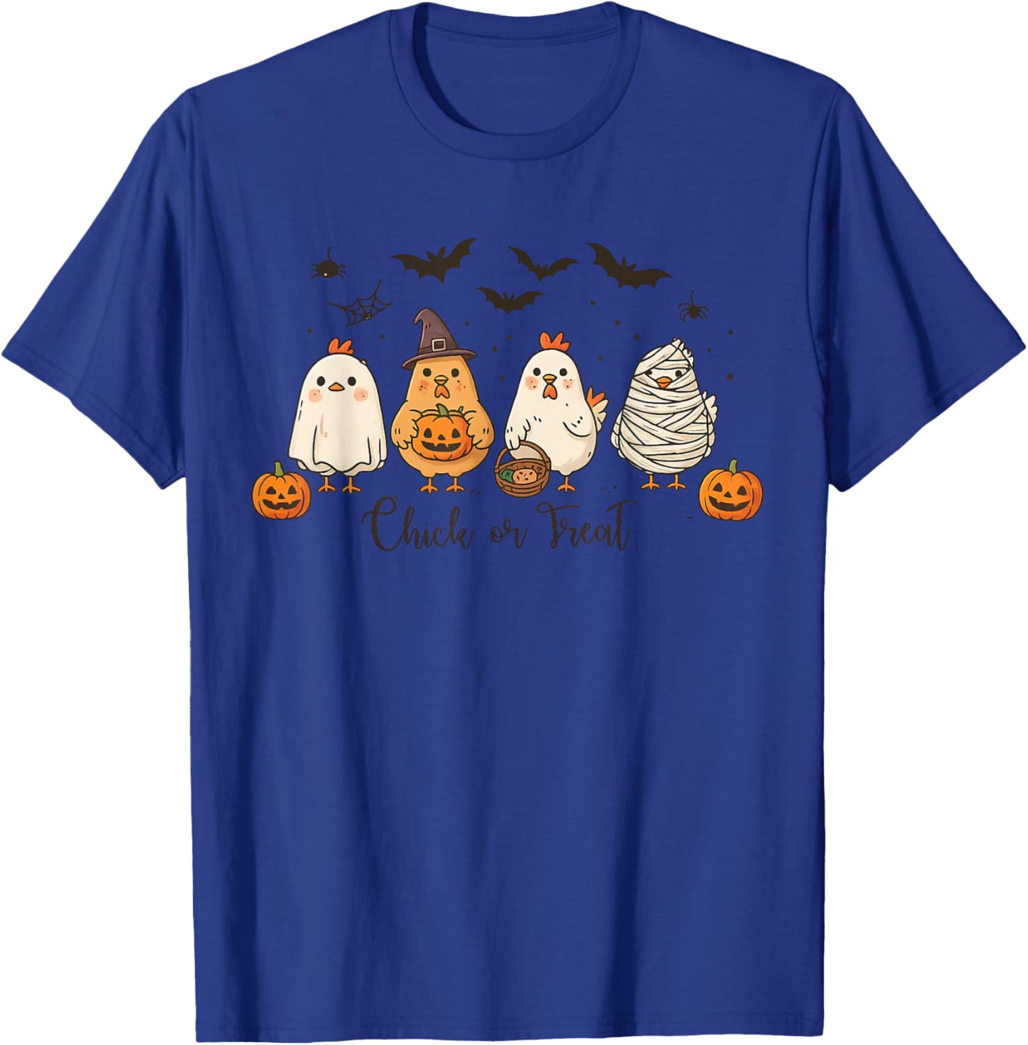 Funny Chicken Halloween Chickentee T-Shirt - T-Shirt | Royal