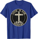 Luck is for Heretics Faith Statement Christian T-Shirt - T-Shirt | Royal