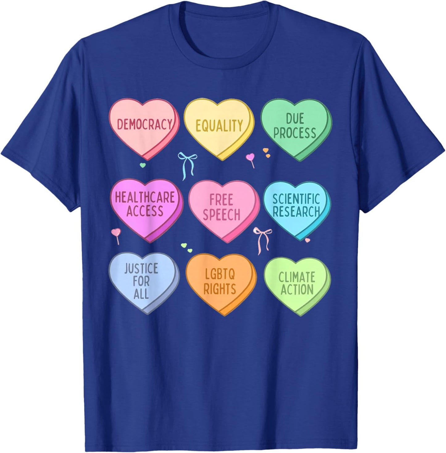 Liberal Values Valentines T-Shirt - T-Shirt | Royal