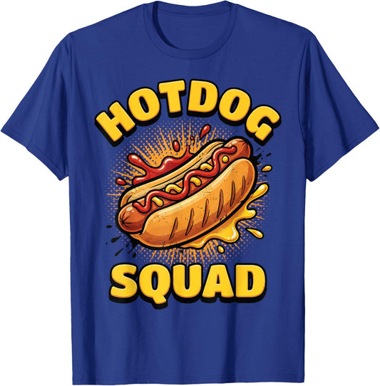 Hotdog Squad T-Shirt - T-Shirt | Royal