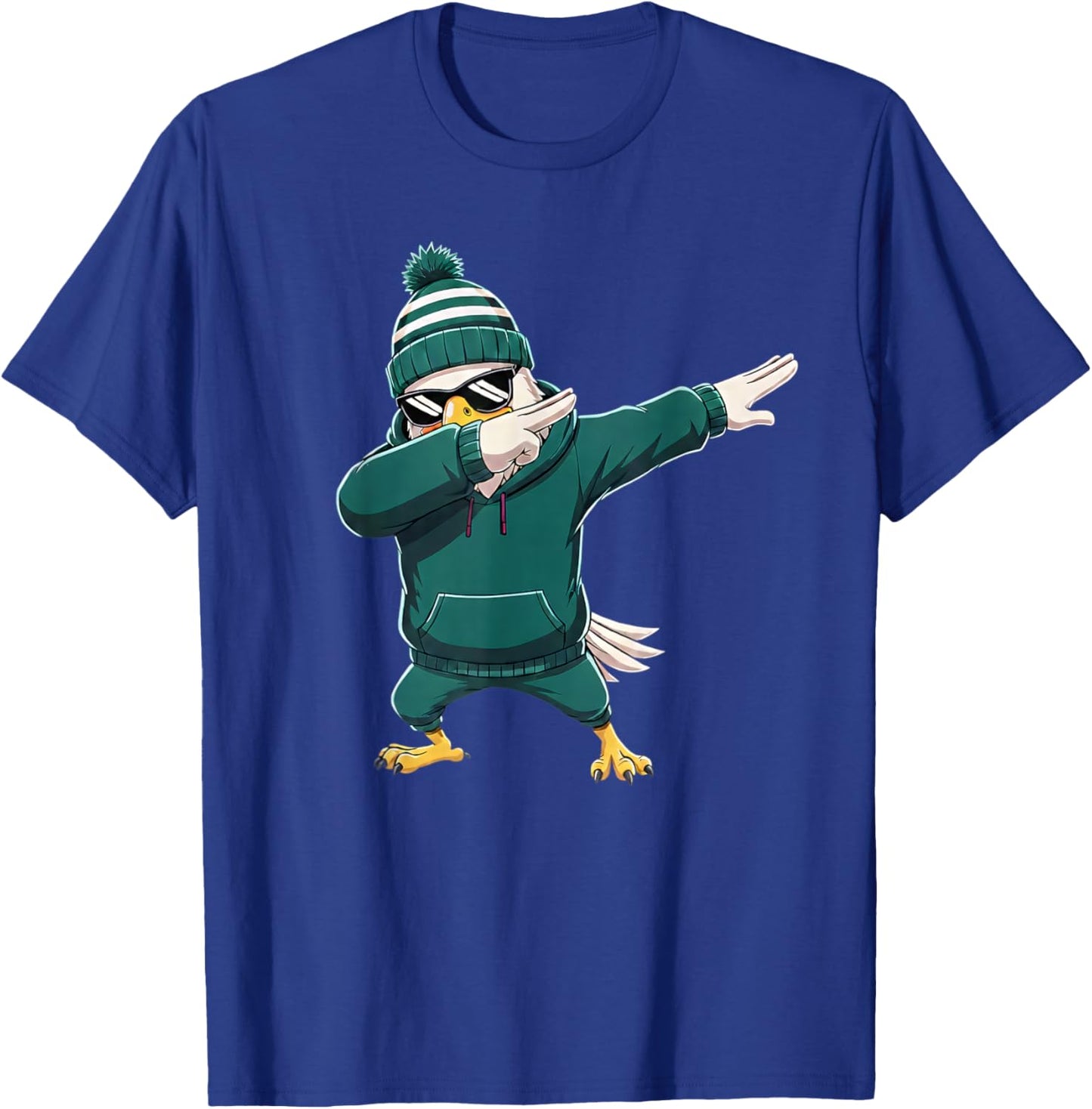 Eagle Dabbing Women Youth Toddler Kids Boys Girls T-Shirt - T-Shirt | Royal